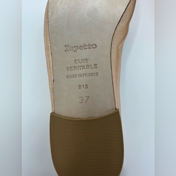 Repetto French CENDRILLON BALLET FLATS. Rose gold. French size 37. New no box. - Picture 4 of 4